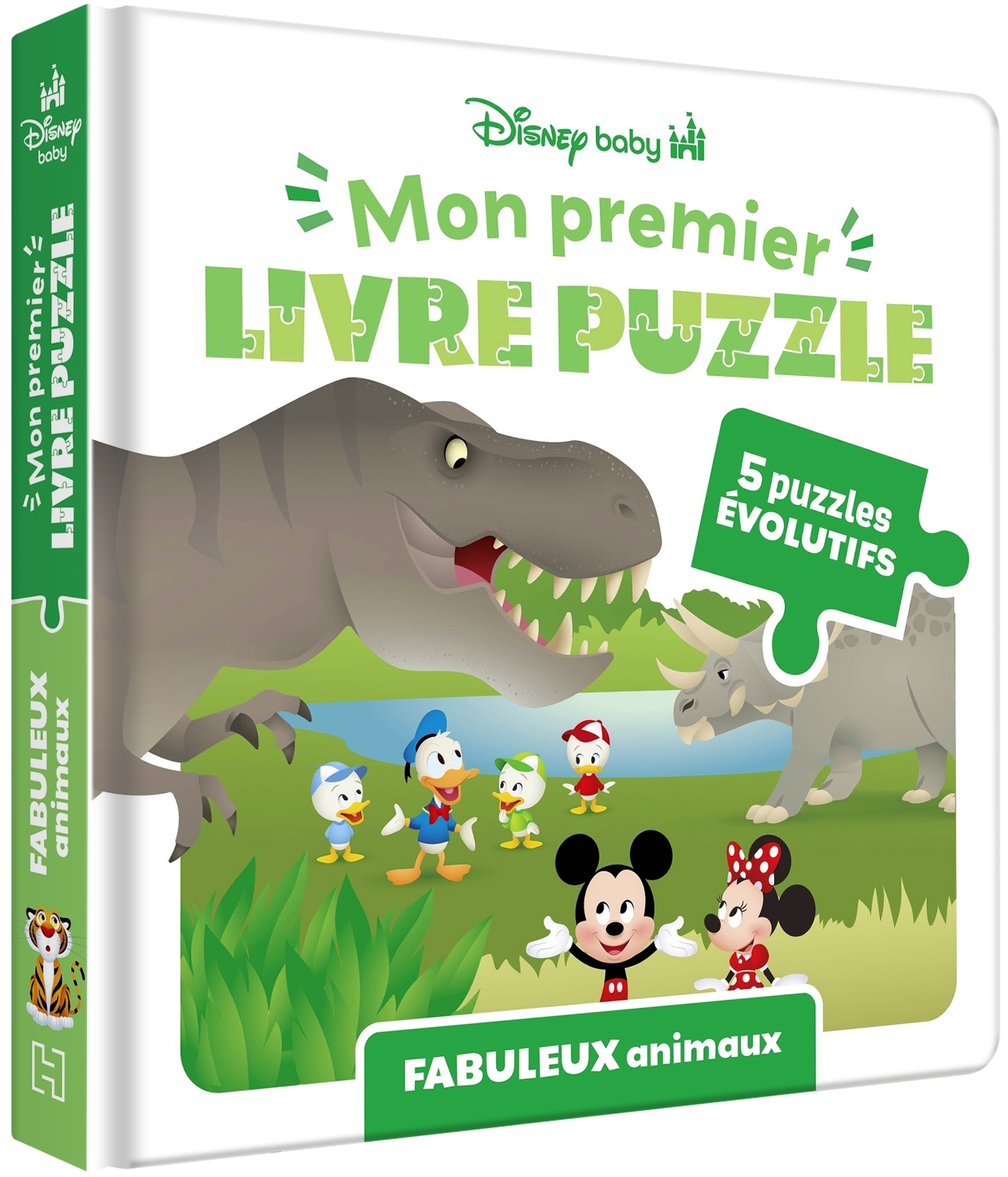 DISNEY BABY - Mon Premier Livre Puzzle Évolutif - Les Animaux Vol. 2 -  Disney - DISNEY HACHETTE