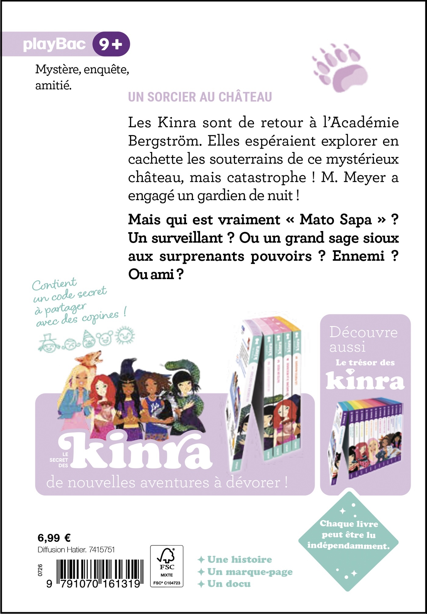 Le secret des Kinra - Un sorcier au château - Tome 1 -  Moka - PLAY BAC