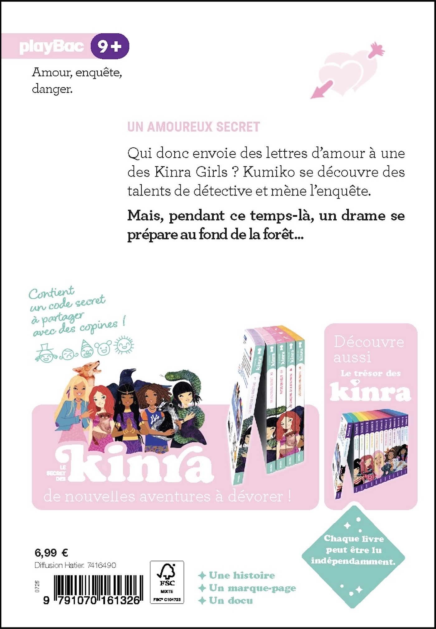 Le secret des Kinra - Un amoureux secret - Tome 2 -  Moka - PLAY BAC