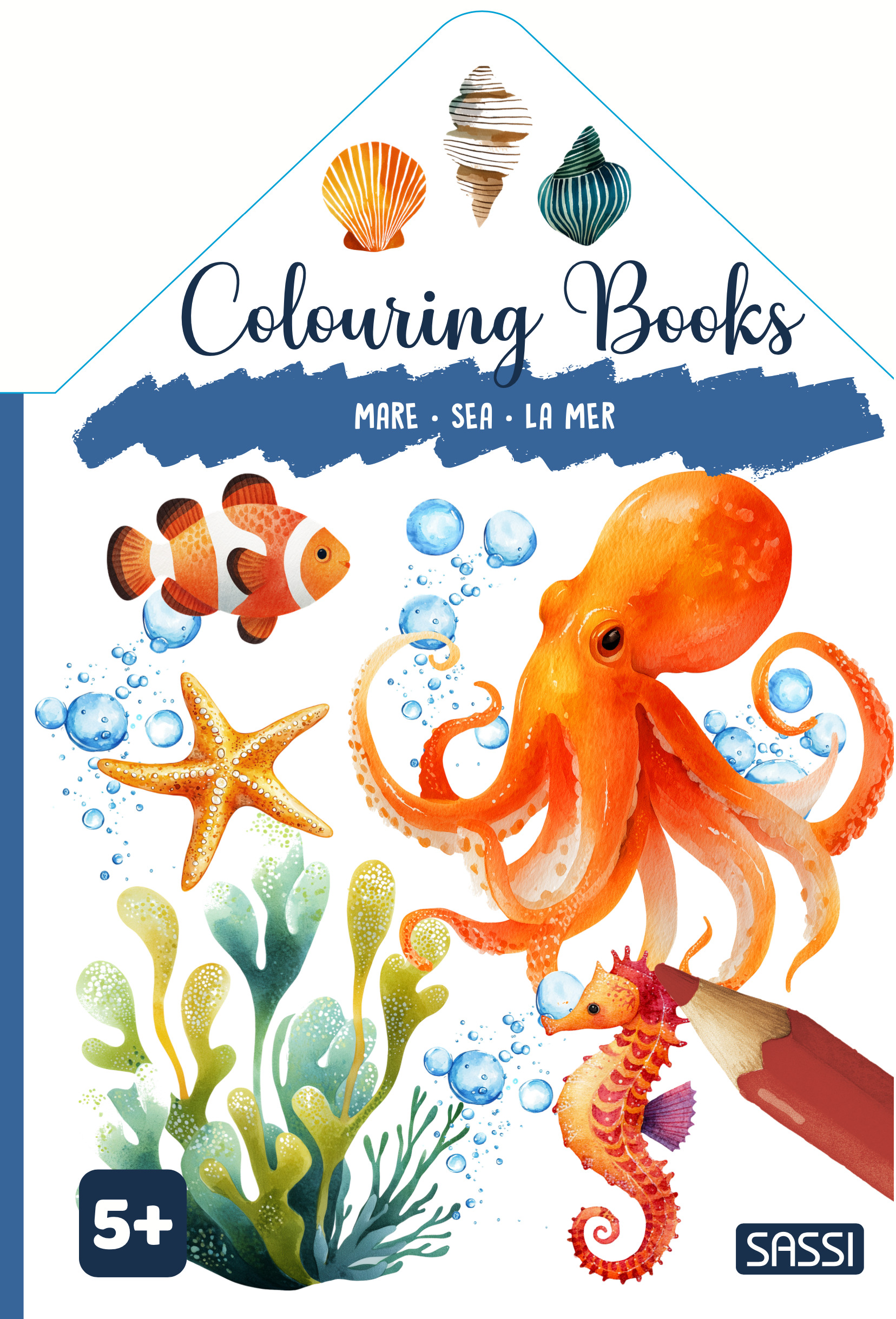 Colouring books - La mer -  AA.VV. - SASSI