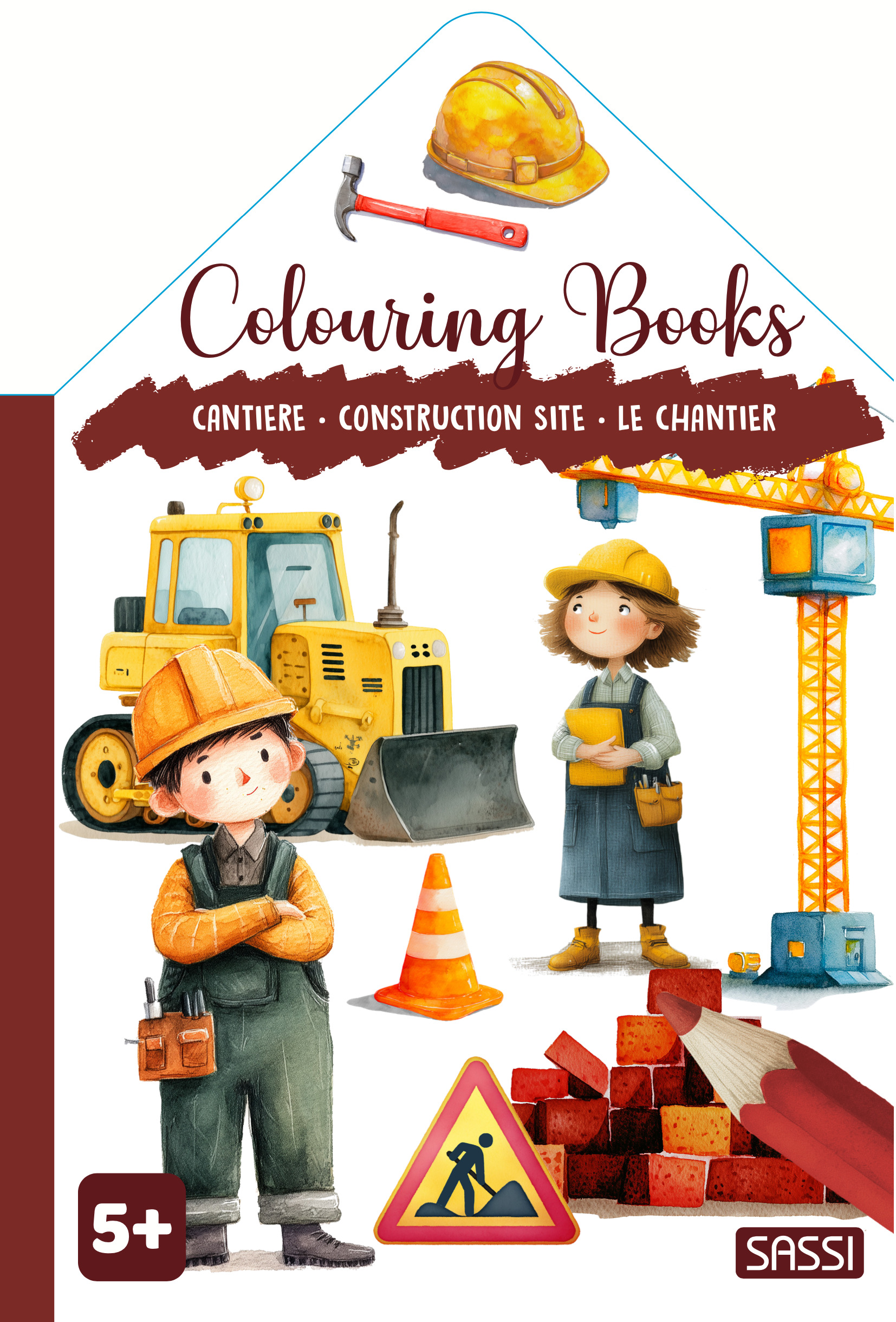 Colouring books - Le chantier -  AA.VV. - SASSI