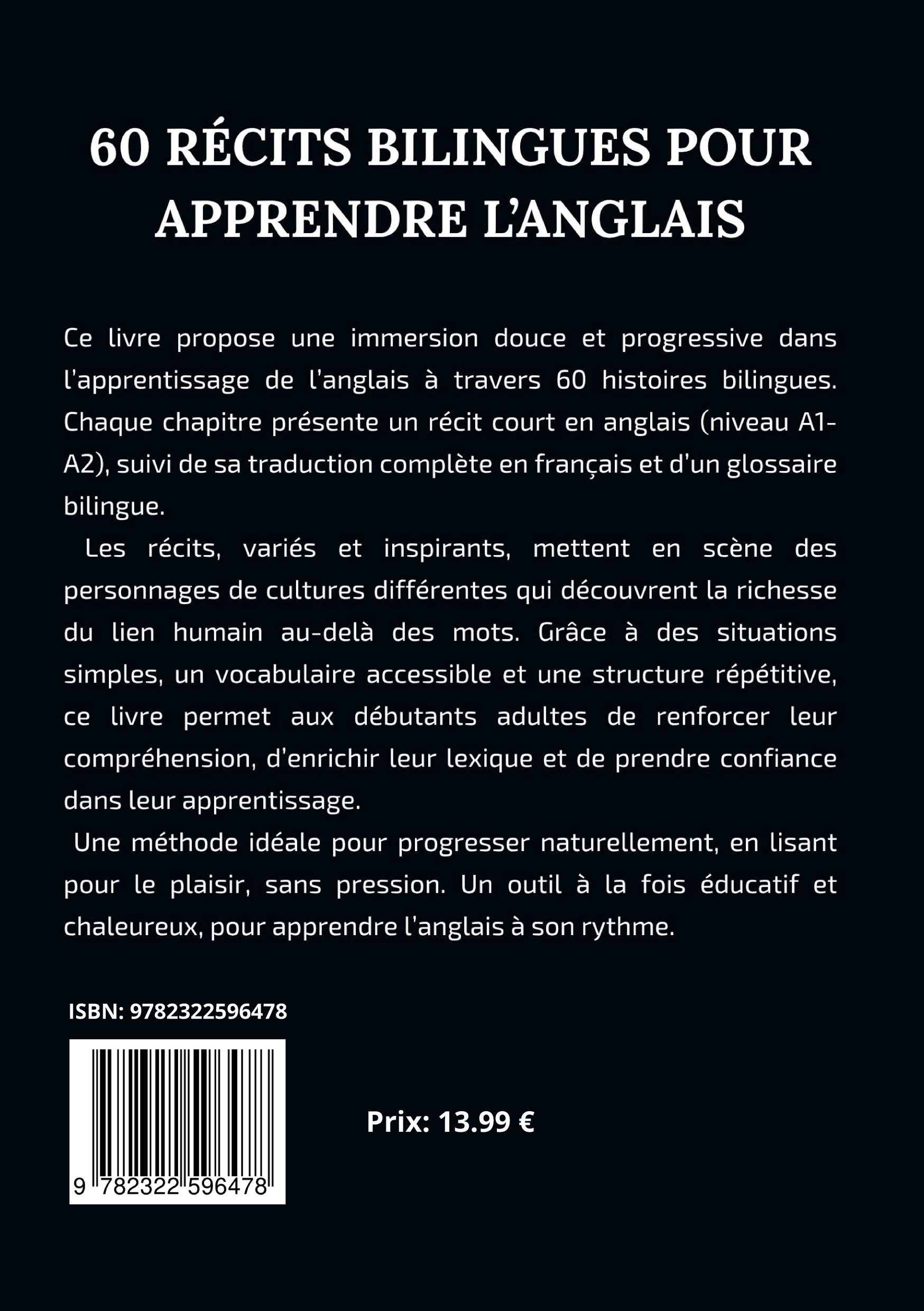 60 Récits Bilingues pour Apprendre l'Anglais -  STEP LINGUA, Lingua Step - BOOKS ON DEMAND