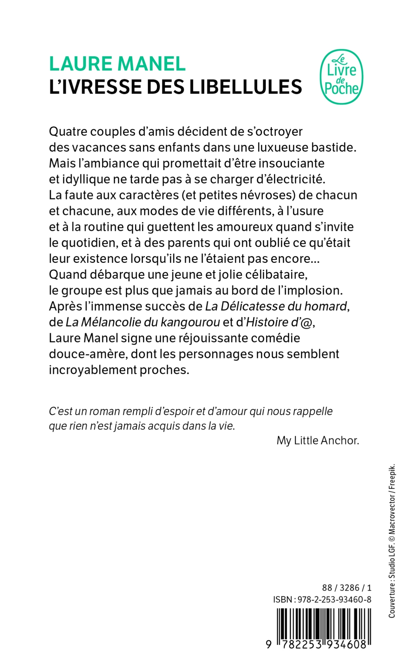 L'Ivresse des libellules - Laure Manel - LGF