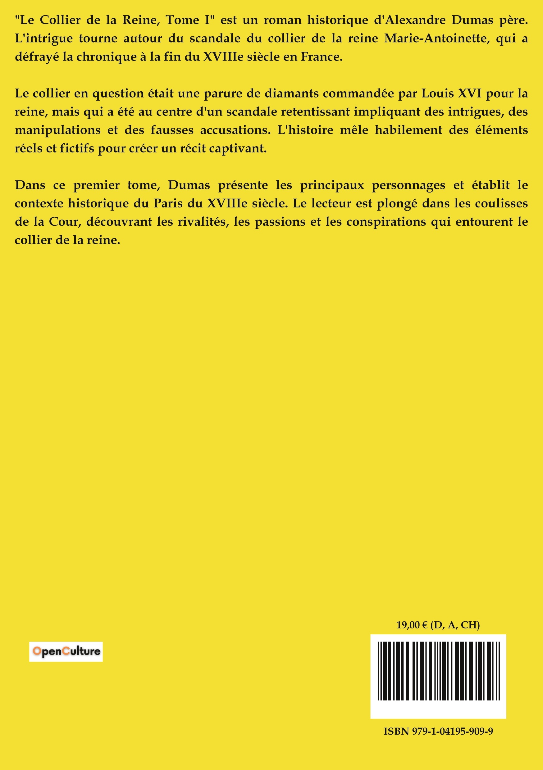 Le Collier de la Reine - Alexandre Dumas - CULTUREA