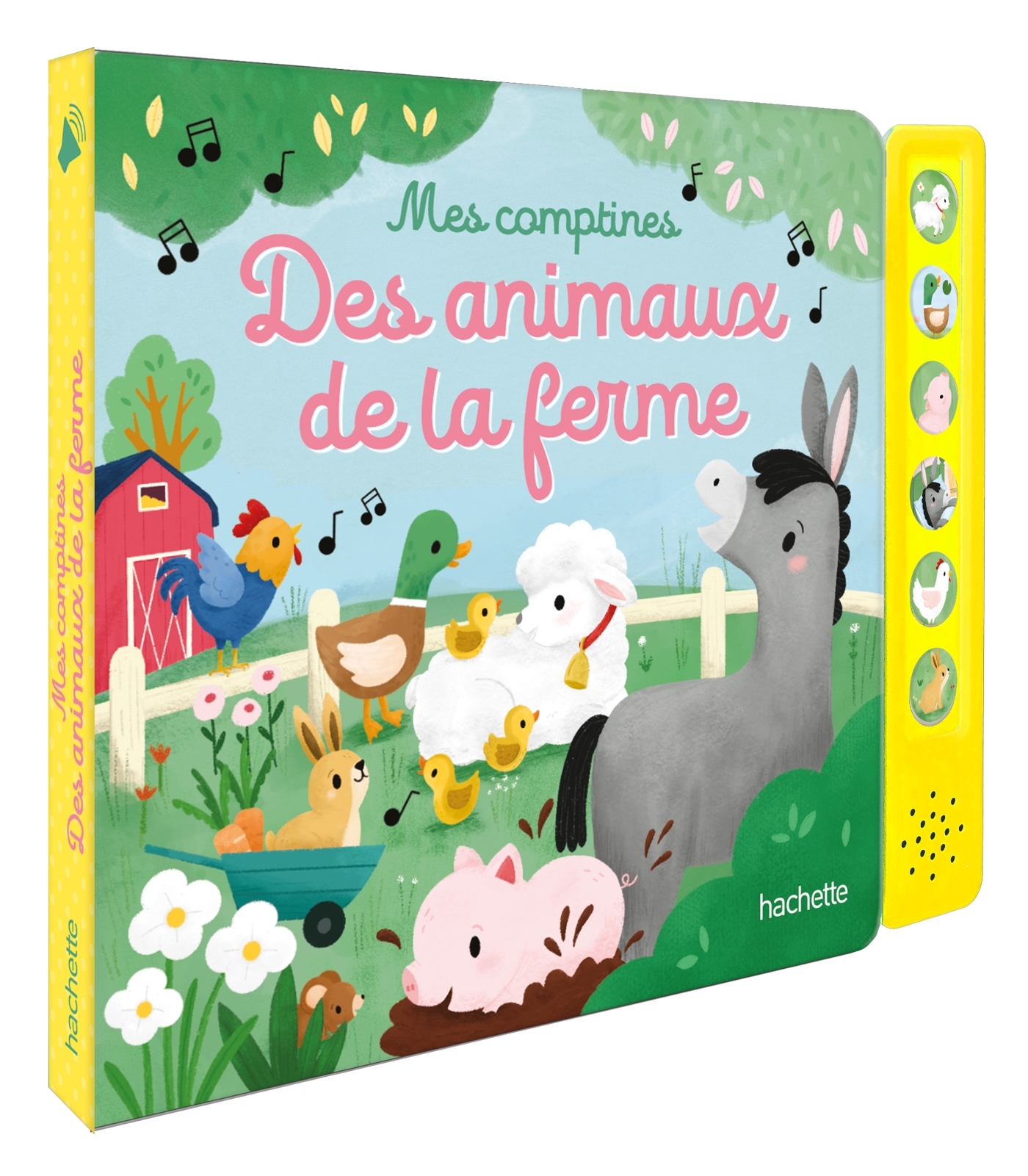 Mes comptines des animaux de la ferme - livre sonore à boitier - CAMBRIDGE ALICIA - HACHETTE ENFANT