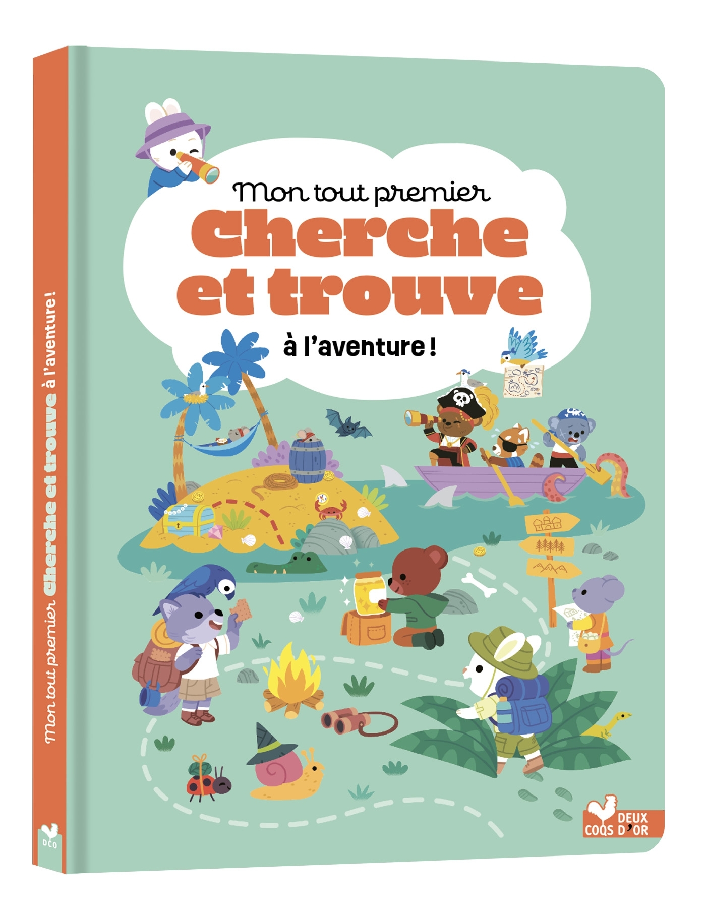 Mon tout premier cherche et trouve à l'aventure ! - FABRE LEA - DEUX COQS D OR