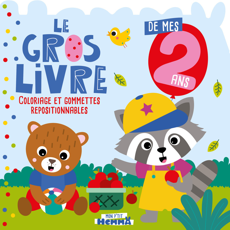Mon P'tit Hemma - Le gros livre de mes 2 ans (Ourson et raton laveur) -  Collectif - HEMMA