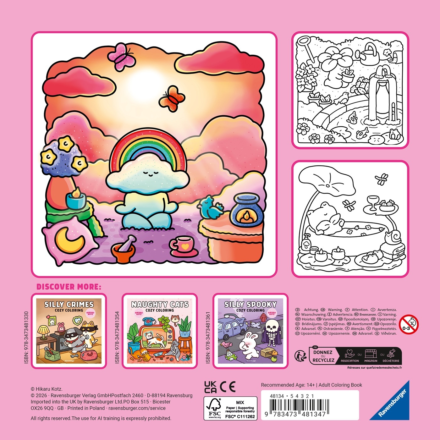 Love Yourself - Cozy Coloring -  HIKARU KOTZ, Hikaru Kotz - RAVENSBURGER