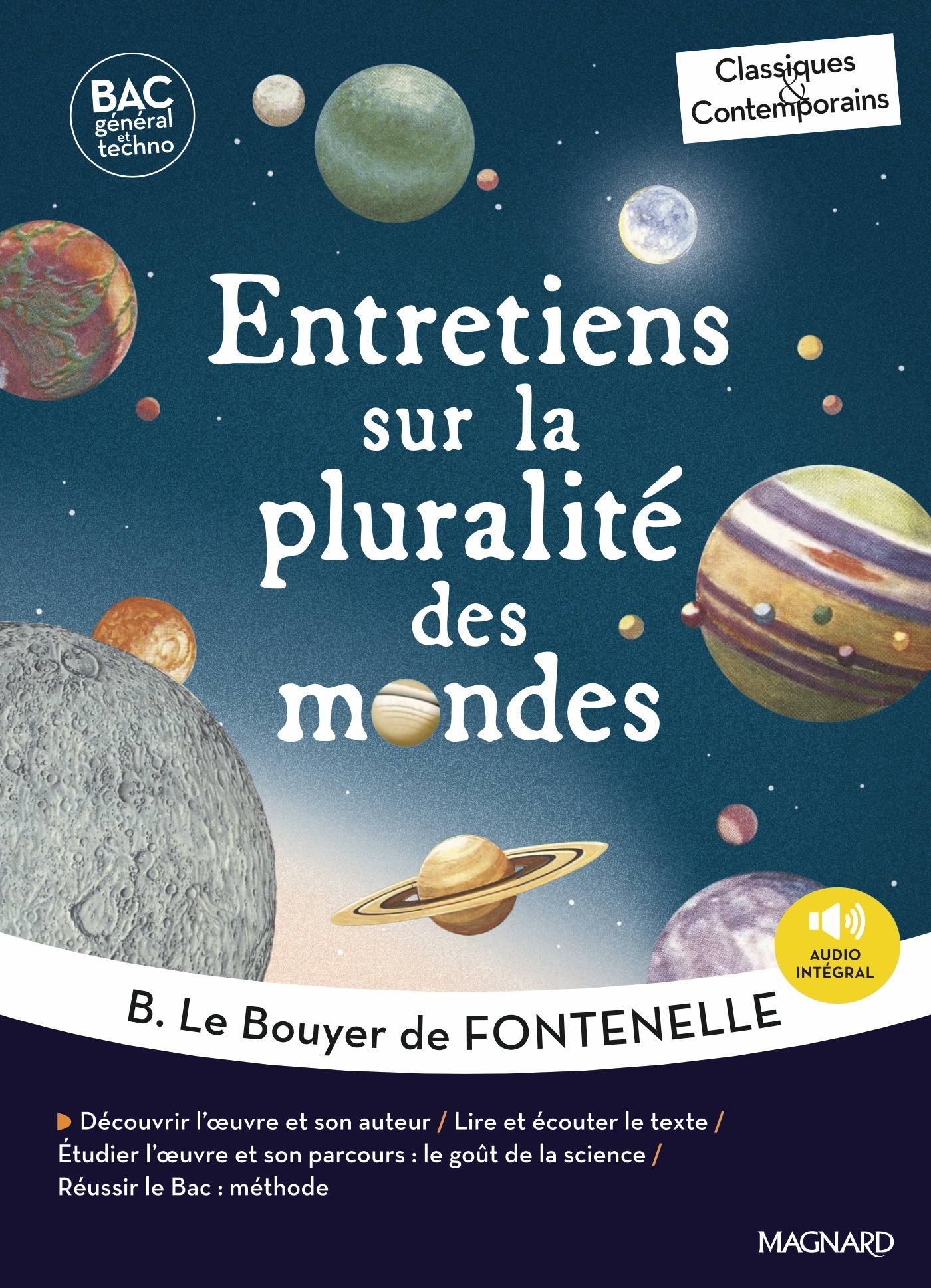 Entretiens sur la pluralité des mondes - Bac Français 1re 2026 - Classiques et Contemporains - Bernard Le Bouyer de Fontenelle, Ludivine Fruitier - MAGNARD