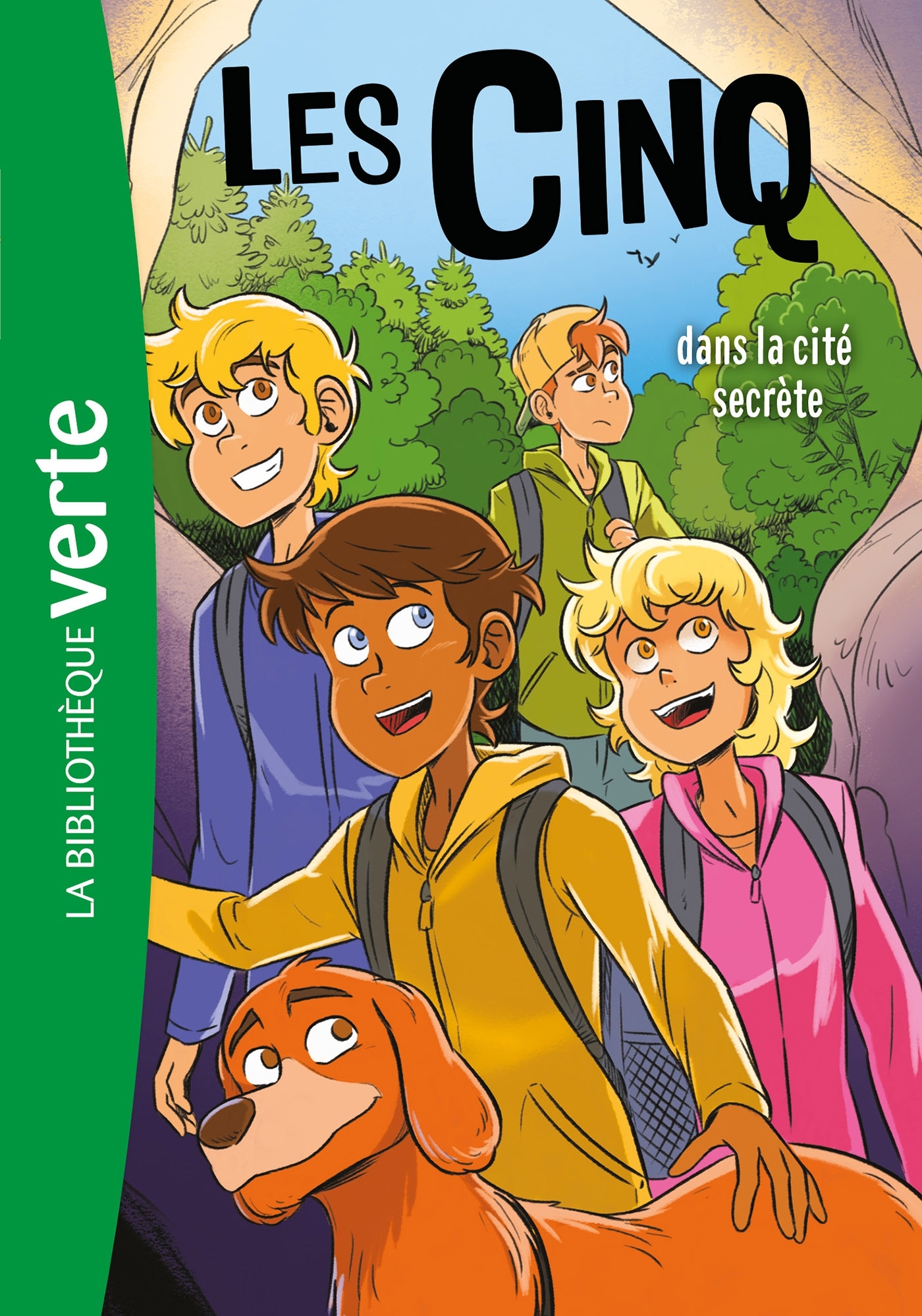 Les Cinq (nouvelle édition),  Tome 45 - Les Cinq et la cité secrète - Claude Voilier - HACHETTE JEUN.