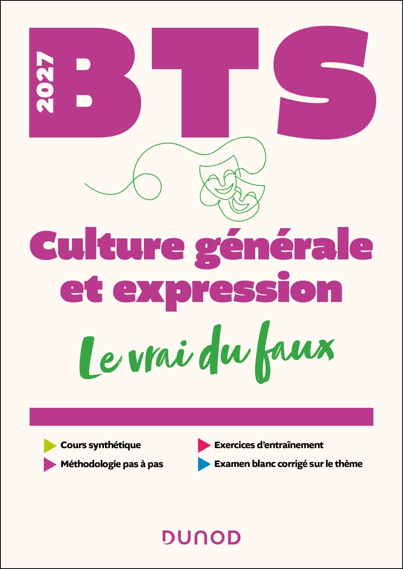 BTS Culture générale et Expression 2027 - Nathalie Nadaraj - DUNOD