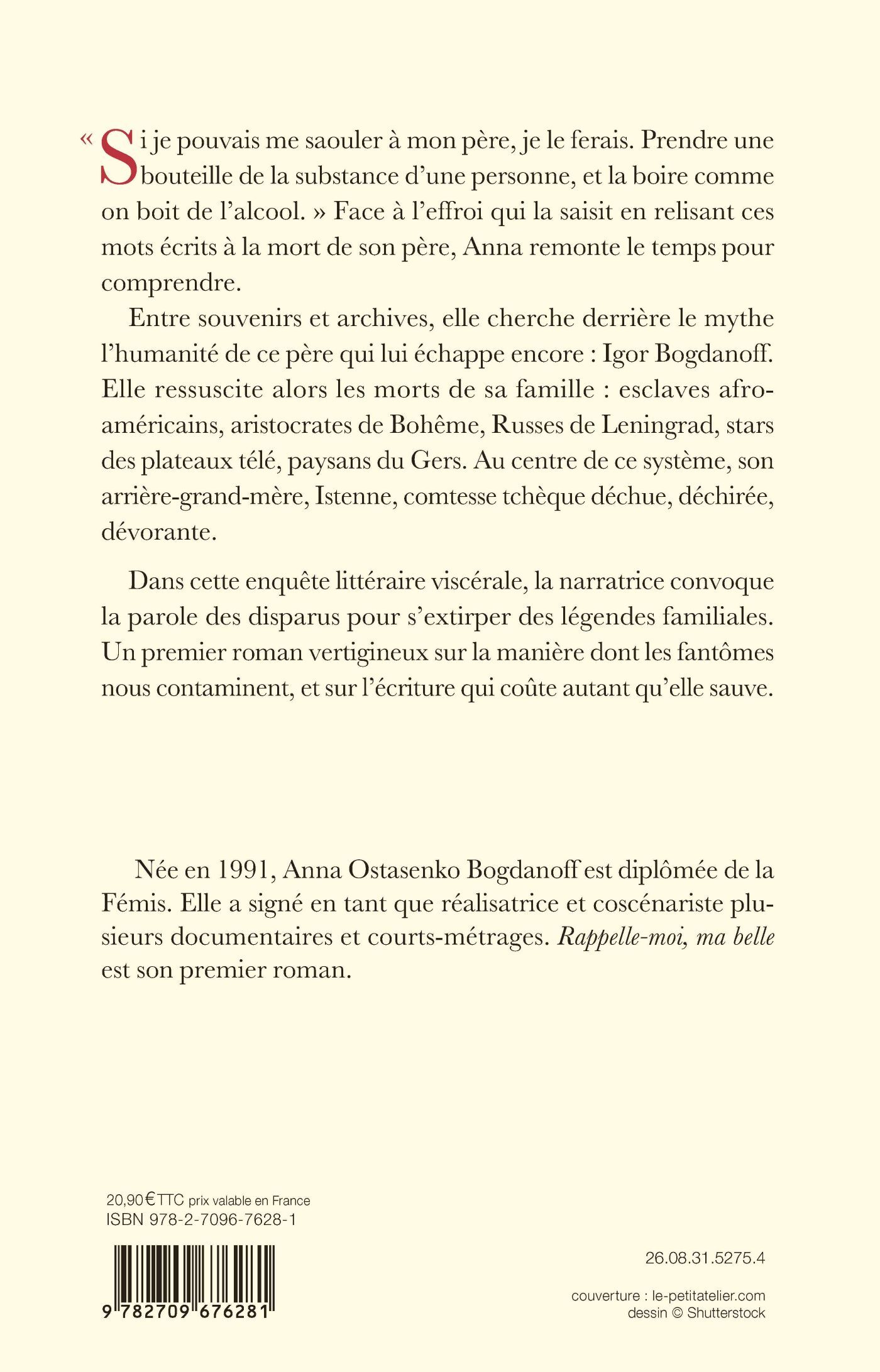 Rappelle-moi, ma belle - Anna Bogdanoff, Anna Ostasenko Bogdanoff - LATTES