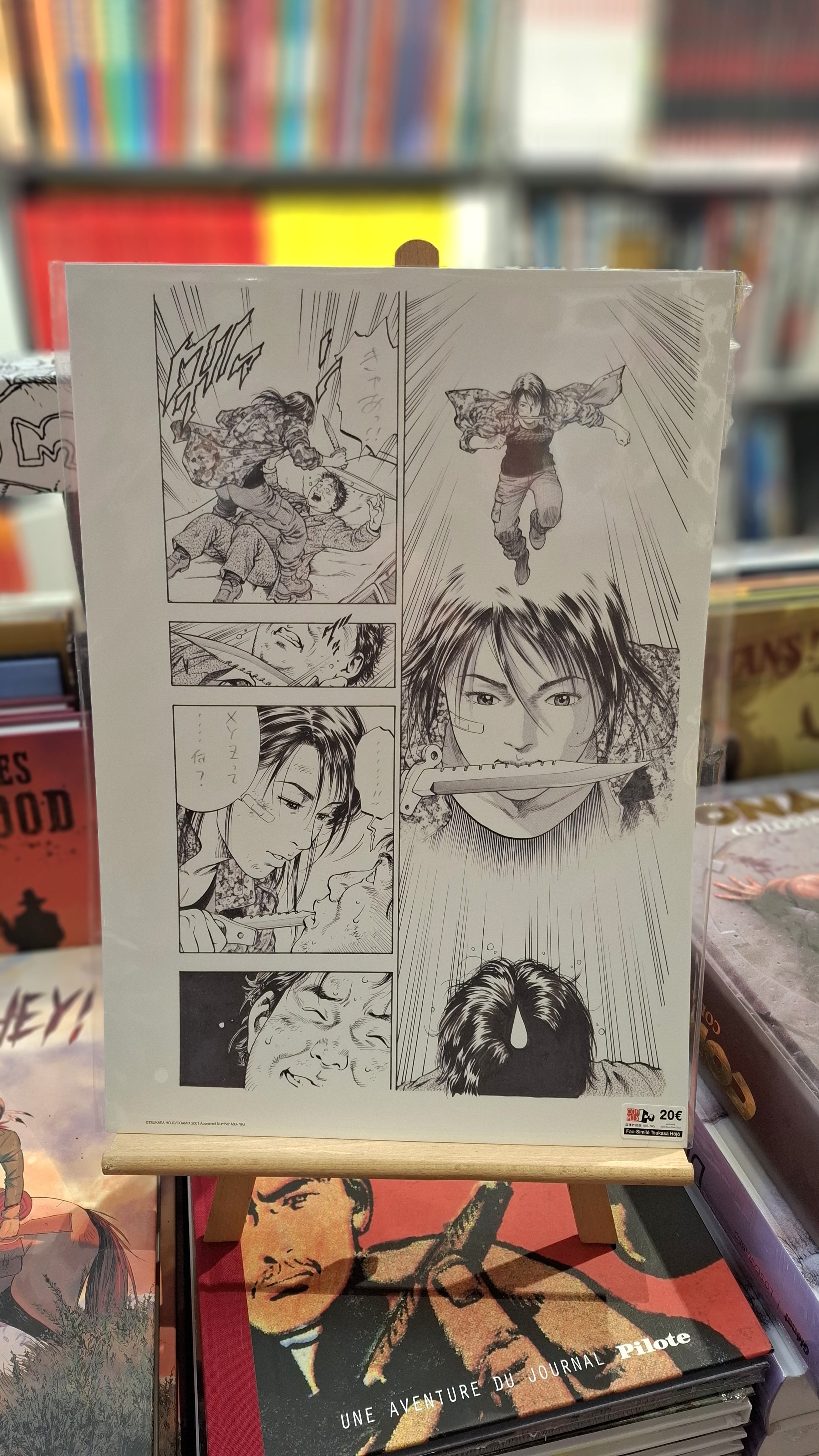 SERIGRAPHIE TSUKASA HOJO - 5