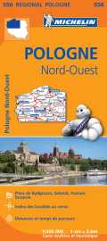 Carte regionale europe - carte regionale pologne nord-ouest