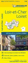 Carte départementale loiret, loir-et-cher