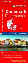Carte nationale europe - carte nationale danemark / denemarken