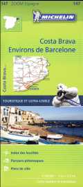 Cartes zoom n.147 : costa brava  -  environs de barcelone