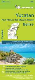 Carte zoom monde - yucatan et pays maya - belize