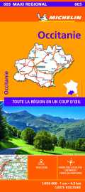 Carte regionale france - carte regionale maxi - occitanie