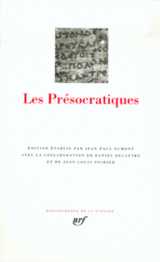 Les presocratiques