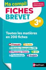Ma compil fiches brevet : toutes les matieres en 200 fiches  -  3e (edition 2022)