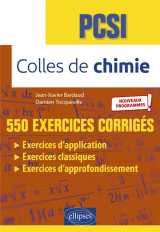 Colles de chimie - pcsi - programme 2021
