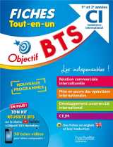 Objectif bts : commerce international 1re et 2e annees  -  fiches tout-en-un