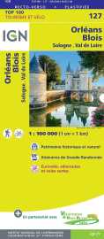 Top100127 orleans / blois  1/100.000