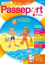 Passeport - du ce1 au ce2 7/8 ans - cahier de vacances 2024