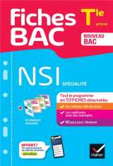 Fiches bac : specialite nsi  -  terminale generale  -  tout le programme en 53 fiches detachables