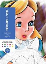 Coloriages mysteres disney trompe l'oeil