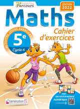 Cahier d'exercices iparcours maths 5e avec cours (édition 2022)
