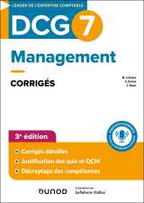 Dcg 7 - management - corrigés - 3e éd.