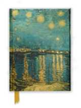 Van gogh: starry night over the rhone (foiled journal)