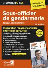 Concours sous-officier de gendarmerie - préparation rapide et complète à toutes les épreuves - annales 2024
