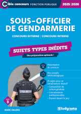 Sous-officier de gendarmerie – sujets types inédits (catégorie b – concours 2025-2026)