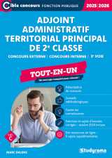 Adjoint administratif territorial principal de 2e classe – tout-en-un (concours 2025-2026)