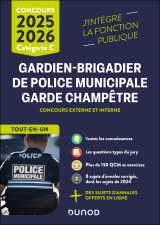Concours gardien-brigadier de police municipale - garde champêtre tout-en-un - 2025-2026