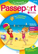 Passeport maternelle - de la moyenne section à la grande section (4-5 ans) - cahier de vacances 2025
