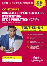 Concours conseiller pénitentiaire d'insertion et de probation (cpip) - catégorie a - tout-en-un