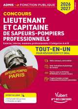 Concours lieutenant et capitaine de sapeurs-pompiers professionnels - catégories a et b - tout-en-un