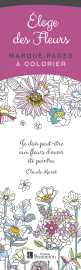 Marque-pages à colorier :  éloge des fleurs