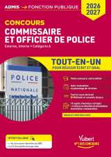 Concours commissaire de police et officier de police 2026-2027- tout-en-un