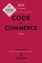 Code de commerce 2026, annoté. 121e éd.