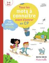 Tous les mots à connaître avant d'entrer en cp