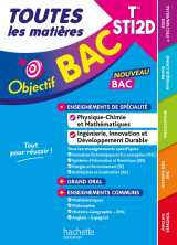 Objectif bac 2026 - terminale sti2d toutes les matières
