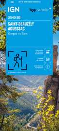2540sb - saint-beauzély - aguessac gorges du tarn