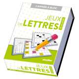 Calendrier jeux de lettres en 365 jours - année à bloc
