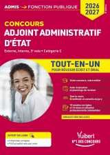 Concours adjoint administratif d'état - catégorie c - tout-en-un