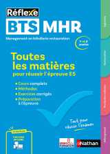 Bts mhr - toutes les matières pour réussir l'épreuve e5 - réflexe - n° 19